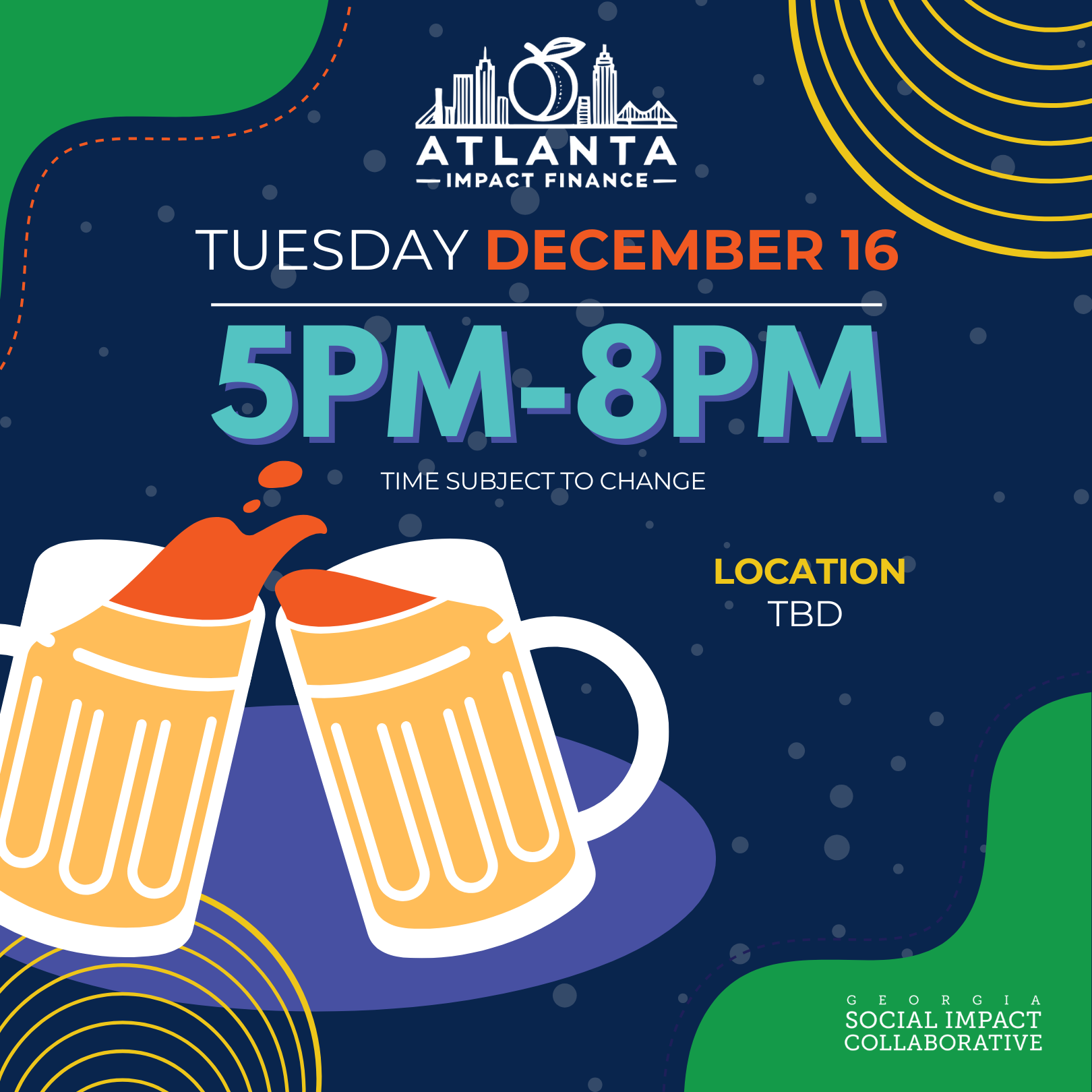 Quarterly Atlanta Impact Finance Network Meet Up (Happy Hour)
